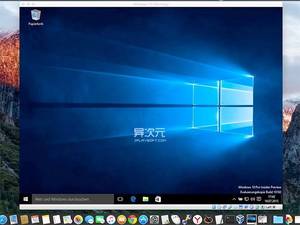 mac 中安装 win10 (图片来自异次元软件)