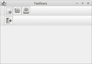 Toolbars