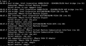 Show Kernel Module Of The PCI Devices