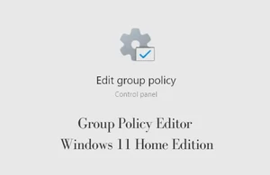 如何在Windows 11家庭版中啟用組策略編輯器